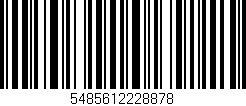 Código de barras (EAN, GTIN, SKU, ISBN): '5485612228878'