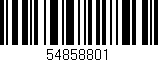 Código de barras (EAN, GTIN, SKU, ISBN): '54858801'