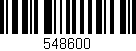 Código de barras (EAN, GTIN, SKU, ISBN): '548600'