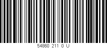 Código de barras (EAN, GTIN, SKU, ISBN): '54860_211_0_U'