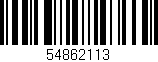 Código de barras (EAN, GTIN, SKU, ISBN): '54862113'