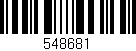 Código de barras (EAN, GTIN, SKU, ISBN): '548681'