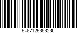 Código de barras (EAN, GTIN, SKU, ISBN): '5487125896230'