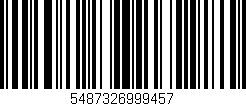 Código de barras (EAN, GTIN, SKU, ISBN): '5487326999457'