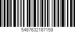Código de barras (EAN, GTIN, SKU, ISBN): '5487632187159'