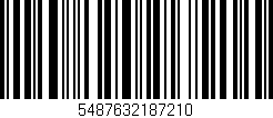 Código de barras (EAN, GTIN, SKU, ISBN): '5487632187210'