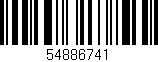 Código de barras (EAN, GTIN, SKU, ISBN): '54886741'