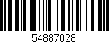 Código de barras (EAN, GTIN, SKU, ISBN): '54887028'
