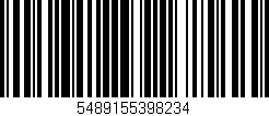 Código de barras (EAN, GTIN, SKU, ISBN): '5489155398234'