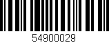 Código de barras (EAN, GTIN, SKU, ISBN): '54900029'