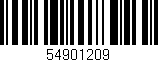 Código de barras (EAN, GTIN, SKU, ISBN): '54901209'