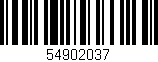 Código de barras (EAN, GTIN, SKU, ISBN): '54902037'