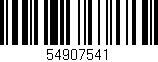Código de barras (EAN, GTIN, SKU, ISBN): '54907541'