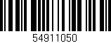 Código de barras (EAN, GTIN, SKU, ISBN): '54911050'