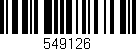 Código de barras (EAN, GTIN, SKU, ISBN): '549126'