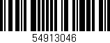 Código de barras (EAN, GTIN, SKU, ISBN): '54913046'