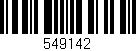 Código de barras (EAN, GTIN, SKU, ISBN): '549142'