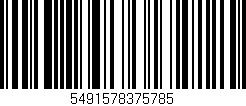 Código de barras (EAN, GTIN, SKU, ISBN): '5491578375785'