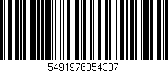 Código de barras (EAN, GTIN, SKU, ISBN): '5491976354337'