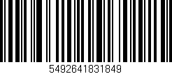 Código de barras (EAN, GTIN, SKU, ISBN): '5492641831849'