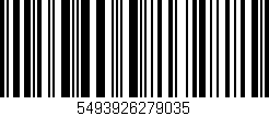 Código de barras (EAN, GTIN, SKU, ISBN): '5493926279035'