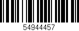 Código de barras (EAN, GTIN, SKU, ISBN): '54944457'