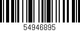 Código de barras (EAN, GTIN, SKU, ISBN): '54946895'