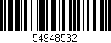 Código de barras (EAN, GTIN, SKU, ISBN): '54948532'