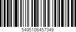 Código de barras (EAN, GTIN, SKU, ISBN): '5495106457349'