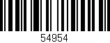 Código de barras (EAN, GTIN, SKU, ISBN): '54954'