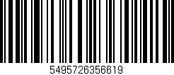 Código de barras (EAN, GTIN, SKU, ISBN): '5495726356619'