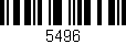 Código de barras (EAN, GTIN, SKU, ISBN): '5496'