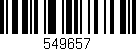 Código de barras (EAN, GTIN, SKU, ISBN): '549657'