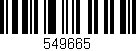 Código de barras (EAN, GTIN, SKU, ISBN): '549665'
