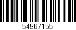 Código de barras (EAN, GTIN, SKU, ISBN): '54967155'