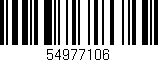 Código de barras (EAN, GTIN, SKU, ISBN): '54977106'
