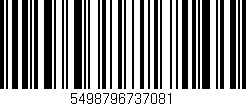 Código de barras (EAN, GTIN, SKU, ISBN): '5498796737081'
