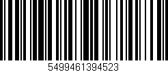 Código de barras (EAN, GTIN, SKU, ISBN): '5499461394523'