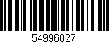 Código de barras (EAN, GTIN, SKU, ISBN): '54996027'