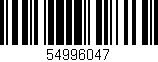 Código de barras (EAN, GTIN, SKU, ISBN): '54996047'