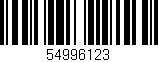 Código de barras (EAN, GTIN, SKU, ISBN): '54996123'