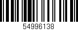 Código de barras (EAN, GTIN, SKU, ISBN): '54996138'