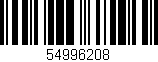Código de barras (EAN, GTIN, SKU, ISBN): '54996208'