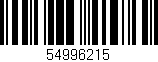 Código de barras (EAN, GTIN, SKU, ISBN): '54996215'