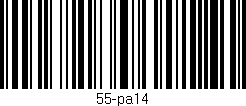 Código de barras (EAN, GTIN, SKU, ISBN): '55-pa14'