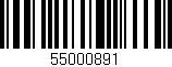 Código de barras (EAN, GTIN, SKU, ISBN): '55000891'