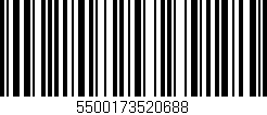 Código de barras (EAN, GTIN, SKU, ISBN): '5500173520688'