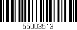 Código de barras (EAN, GTIN, SKU, ISBN): '55003513'