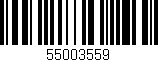 Código de barras (EAN, GTIN, SKU, ISBN): '55003559'