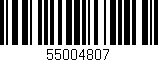 Código de barras (EAN, GTIN, SKU, ISBN): '55004807'